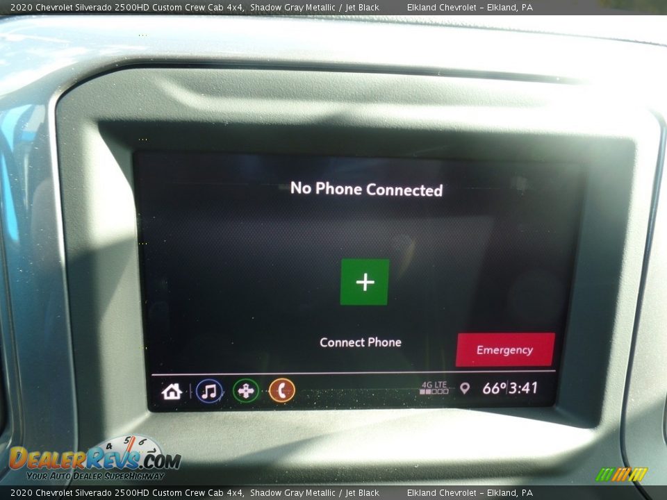 2020 Chevrolet Silverado 2500HD Custom Crew Cab 4x4 Shadow Gray Metallic / Jet Black Photo #31