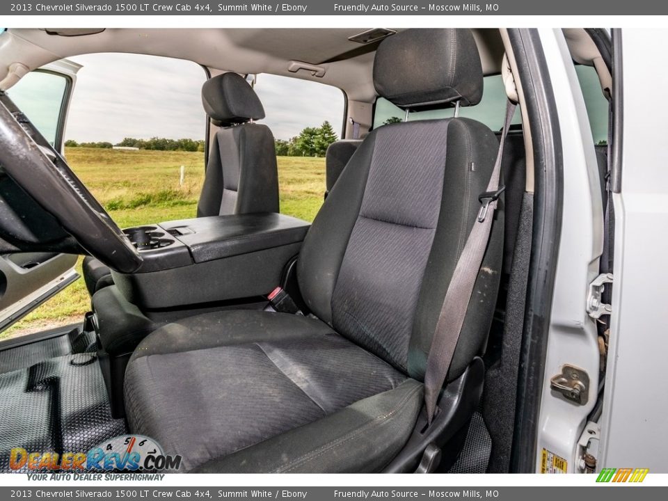 2013 Chevrolet Silverado 1500 LT Crew Cab 4x4 Summit White / Ebony Photo #19