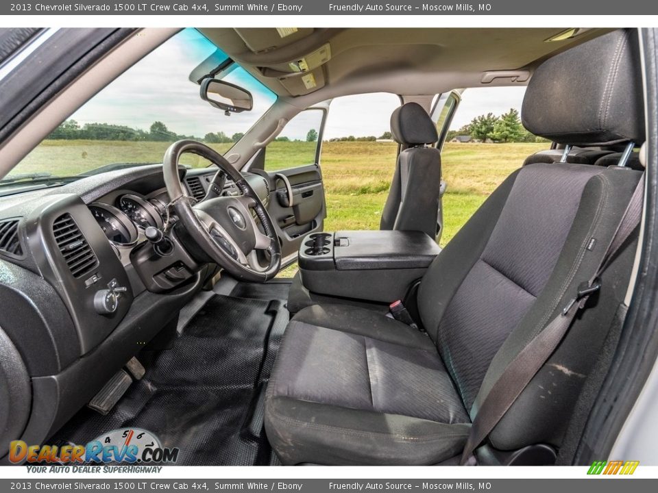 2013 Chevrolet Silverado 1500 LT Crew Cab 4x4 Summit White / Ebony Photo #20