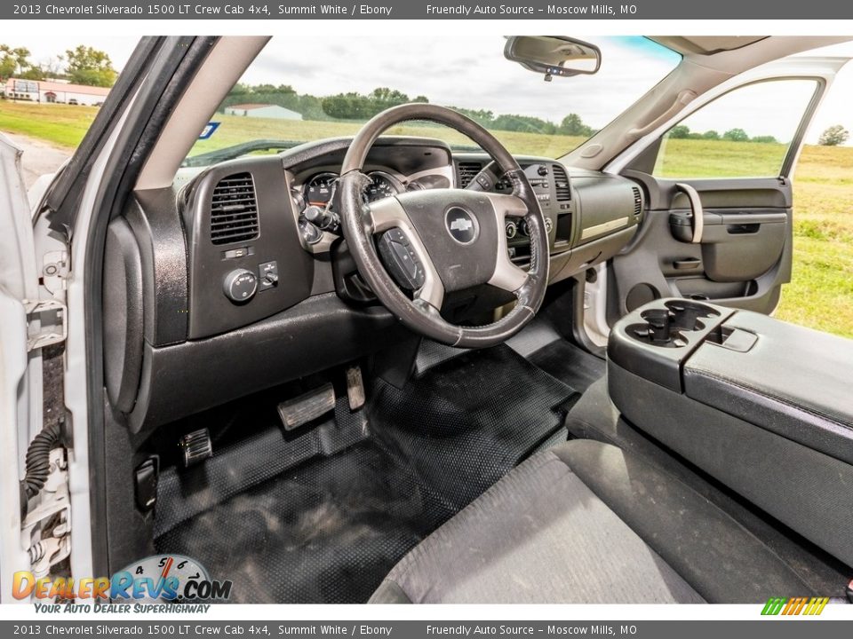 2013 Chevrolet Silverado 1500 LT Crew Cab 4x4 Summit White / Ebony Photo #21