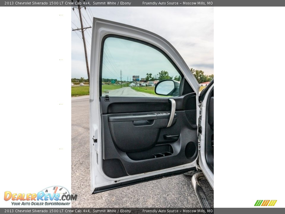 2013 Chevrolet Silverado 1500 LT Crew Cab 4x4 Summit White / Ebony Photo #22