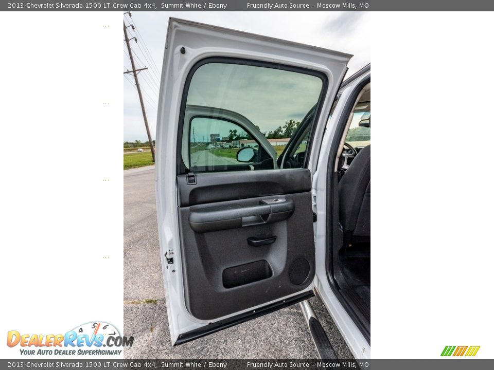 2013 Chevrolet Silverado 1500 LT Crew Cab 4x4 Summit White / Ebony Photo #23