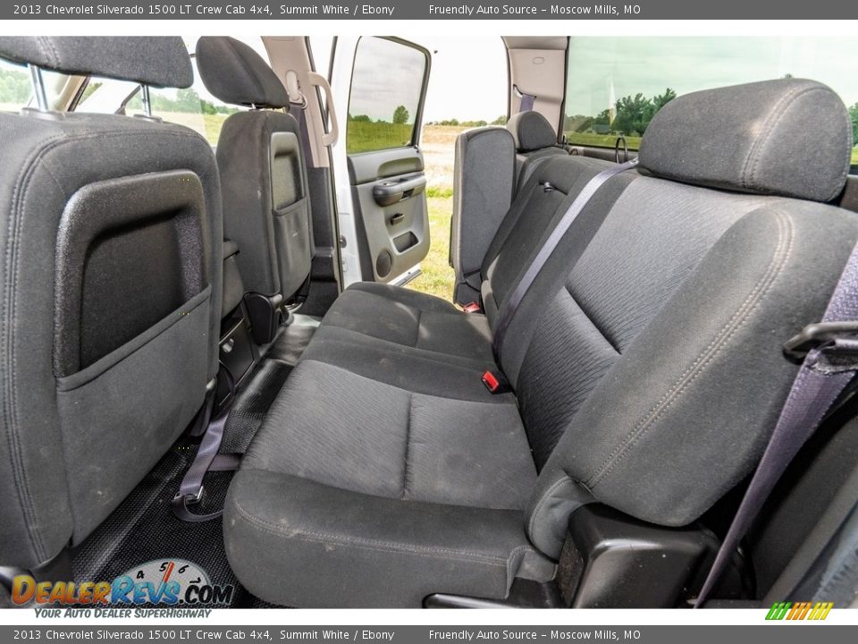 2013 Chevrolet Silverado 1500 LT Crew Cab 4x4 Summit White / Ebony Photo #25