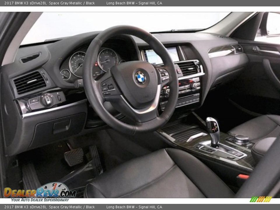 2017 BMW X3 sDrive28i Space Gray Metallic / Black Photo #17