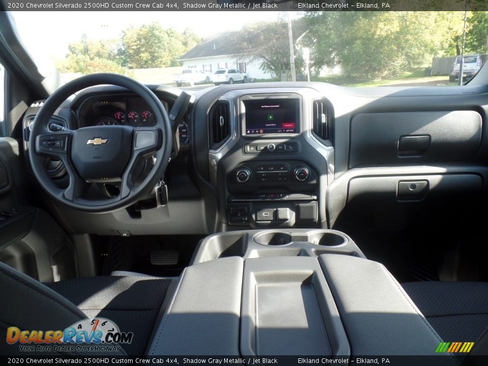 2020 Chevrolet Silverado 2500HD Custom Crew Cab 4x4 Shadow Gray Metallic / Jet Black Photo #35