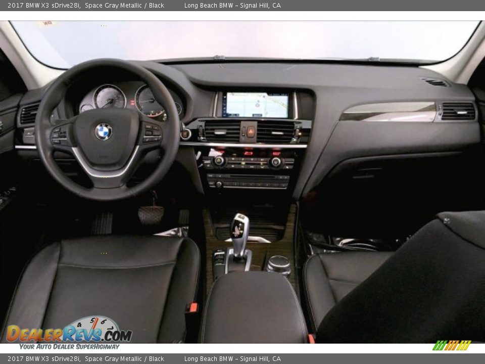2017 BMW X3 sDrive28i Space Gray Metallic / Black Photo #20