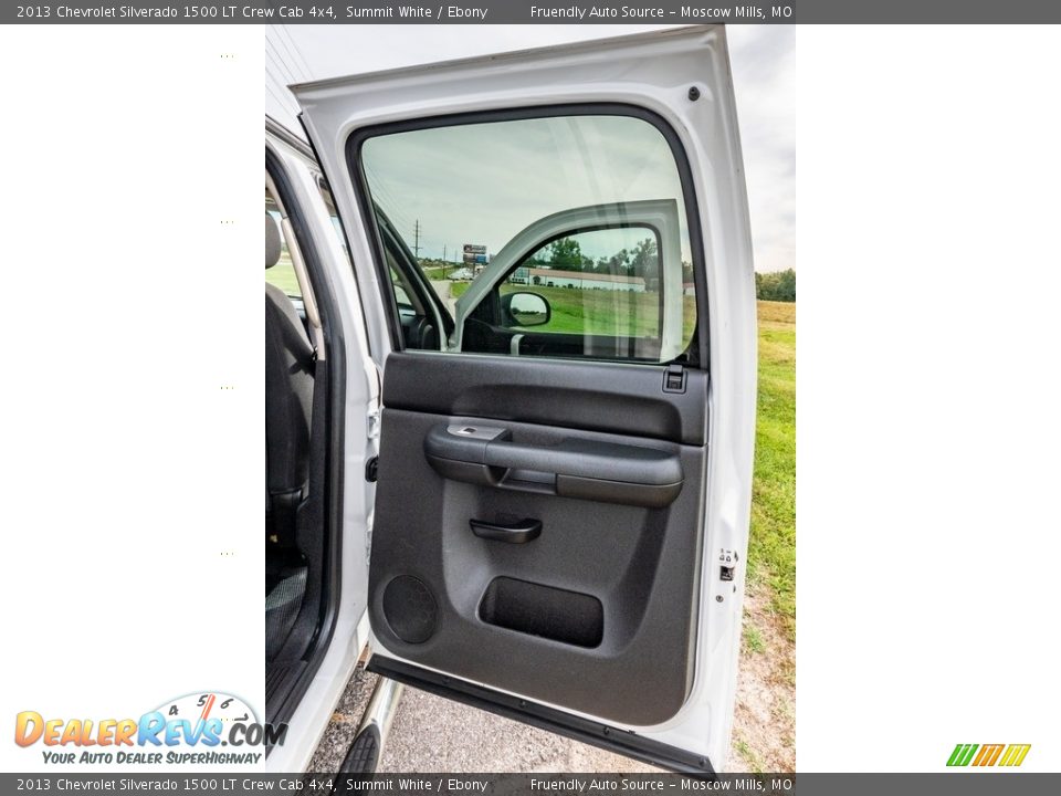 2013 Chevrolet Silverado 1500 LT Crew Cab 4x4 Summit White / Ebony Photo #28