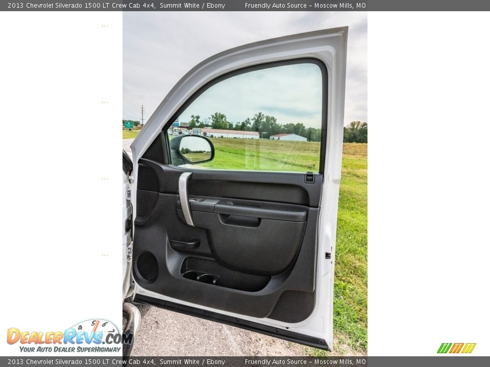 2013 Chevrolet Silverado 1500 LT Crew Cab 4x4 Summit White / Ebony Photo #29