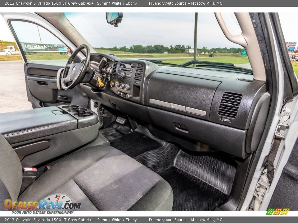 2013 Chevrolet Silverado 1500 LT Crew Cab 4x4 Summit White / Ebony Photo #30