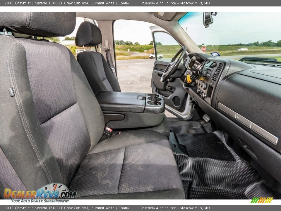 2013 Chevrolet Silverado 1500 LT Crew Cab 4x4 Summit White / Ebony Photo #31