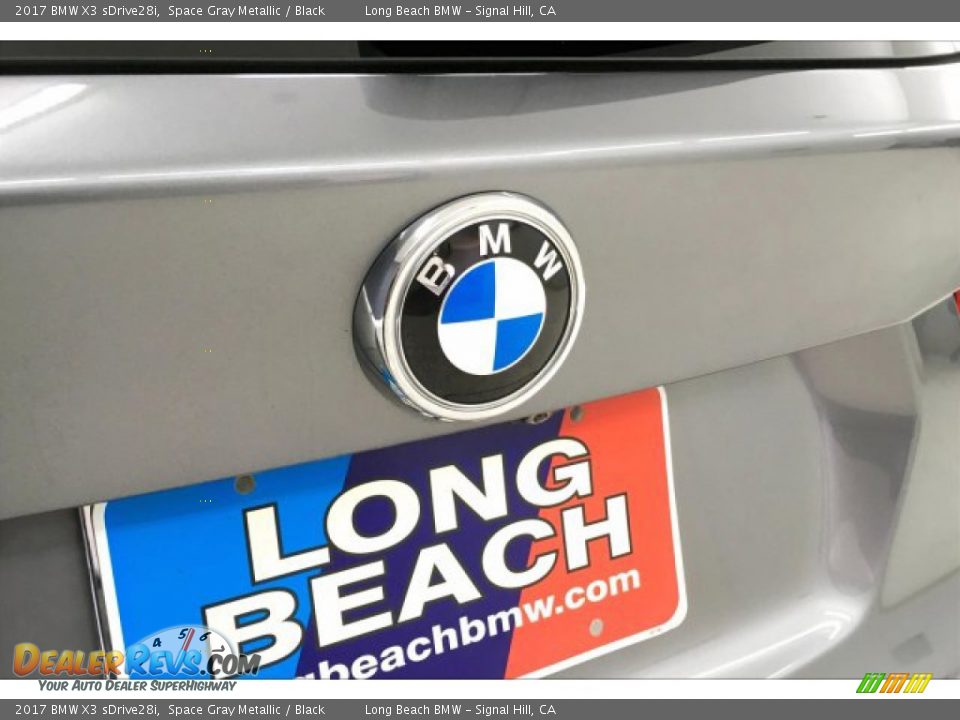 2017 BMW X3 sDrive28i Space Gray Metallic / Black Photo #23
