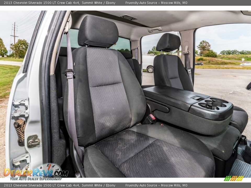 2013 Chevrolet Silverado 1500 LT Crew Cab 4x4 Summit White / Ebony Photo #32