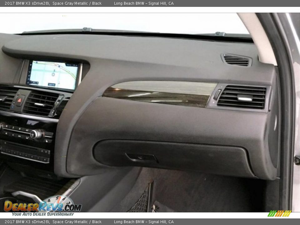 2017 BMW X3 sDrive28i Space Gray Metallic / Black Photo #24