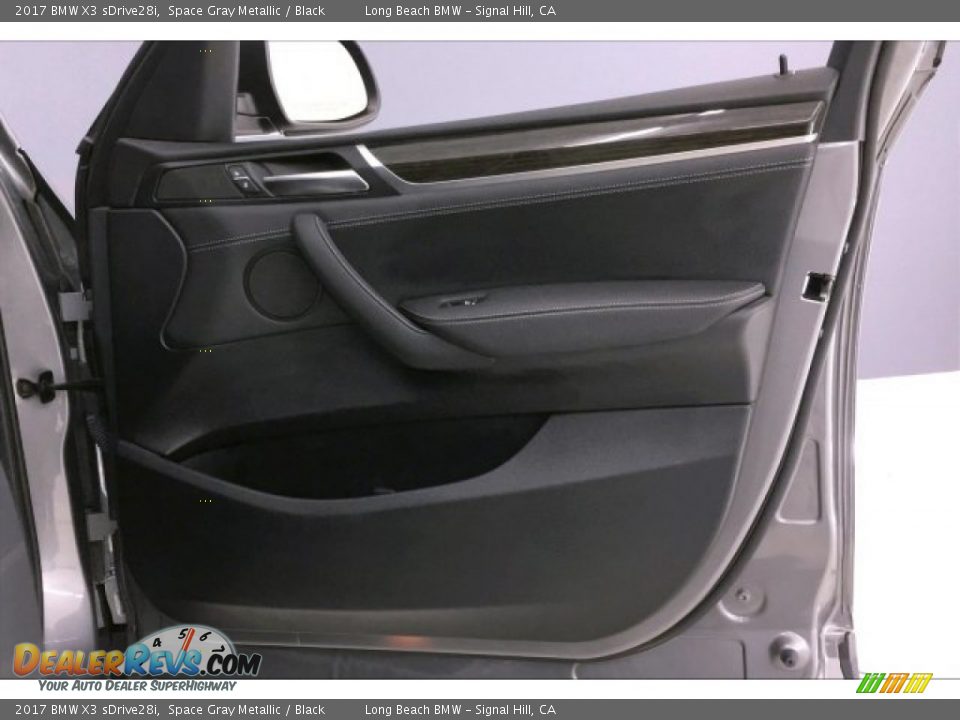 2017 BMW X3 sDrive28i Space Gray Metallic / Black Photo #26