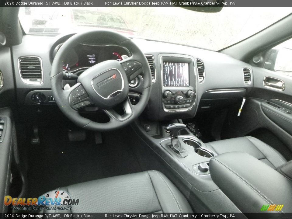 Black Interior - 2020 Dodge Durango R/T AWD Photo #12