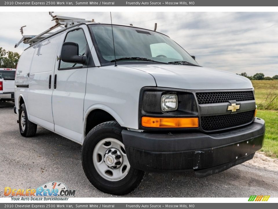 2010 Chevrolet Express 2500 Work Van Summit White / Neutral Photo #1