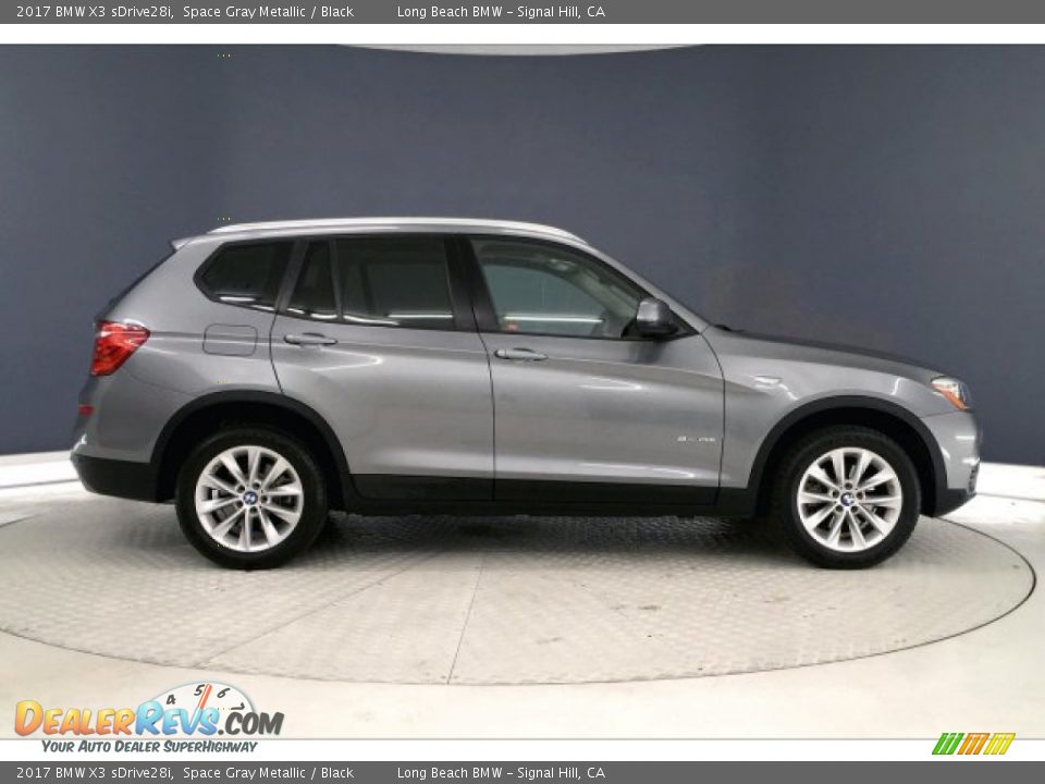 2017 BMW X3 sDrive28i Space Gray Metallic / Black Photo #31