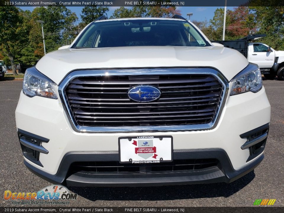 2019 Subaru Ascent Premium Crystal White Pearl / Slate Black Photo #2