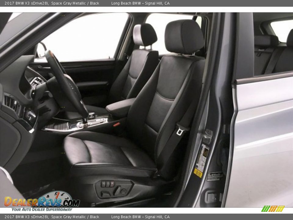 2017 BMW X3 sDrive28i Space Gray Metallic / Black Photo #32