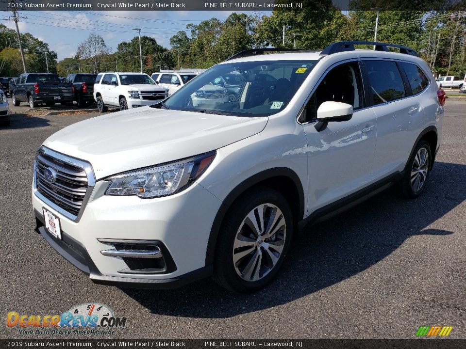 2019 Subaru Ascent Premium Crystal White Pearl / Slate Black Photo #3