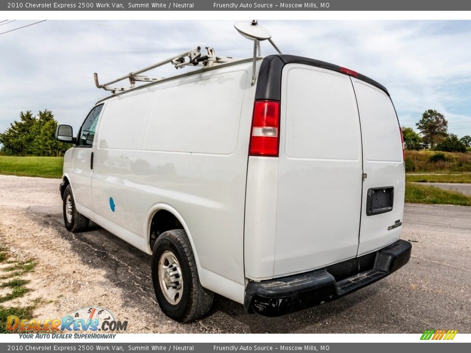 2010 Chevrolet Express 2500 Work Van Summit White / Neutral Photo #6