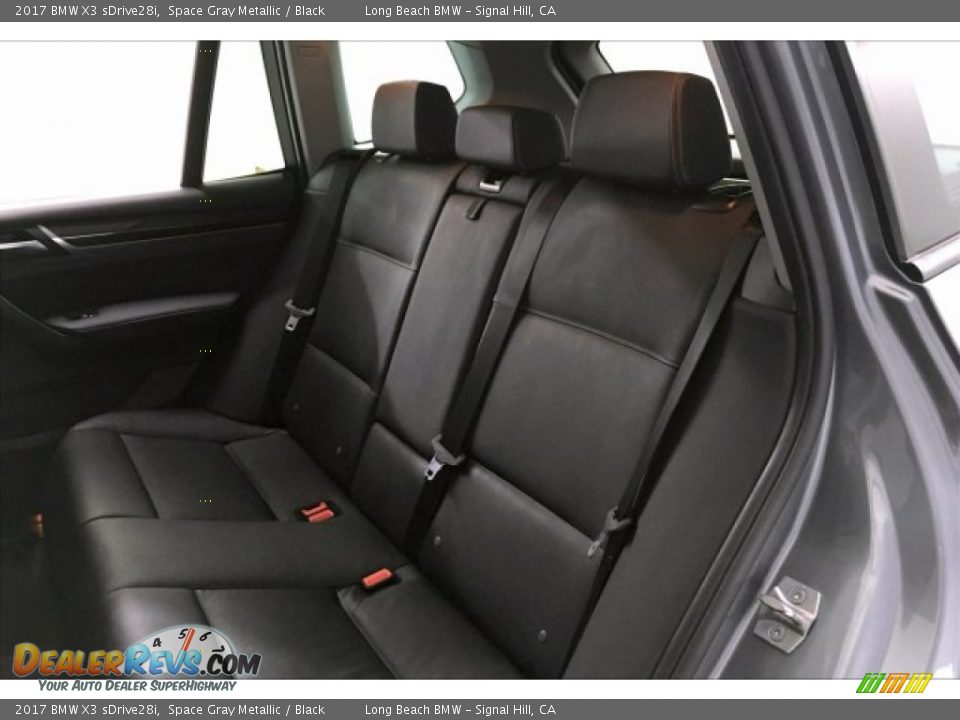 2017 BMW X3 sDrive28i Space Gray Metallic / Black Photo #33