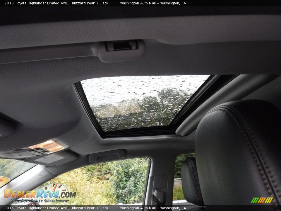 2016 Toyota Highlander Limited AWD Blizzard Pearl / Black Photo #11