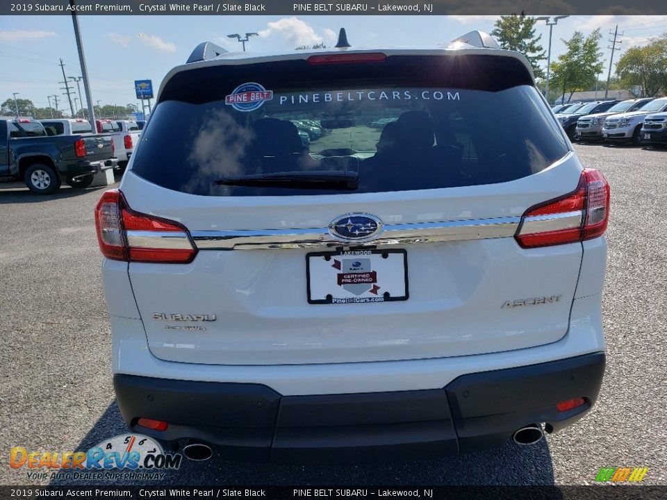 2019 Subaru Ascent Premium Crystal White Pearl / Slate Black Photo #6