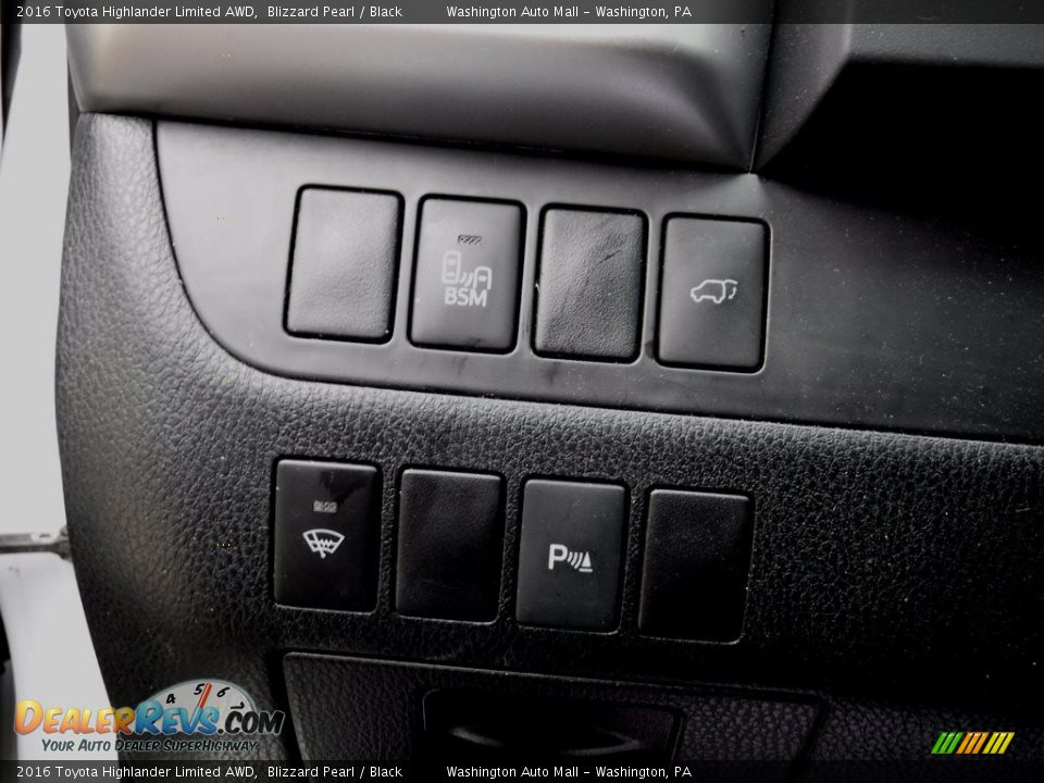2016 Toyota Highlander Limited AWD Blizzard Pearl / Black Photo #13