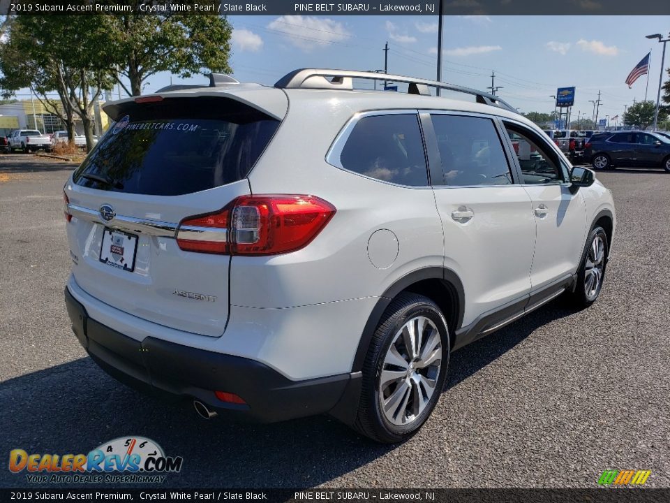 2019 Subaru Ascent Premium Crystal White Pearl / Slate Black Photo #7