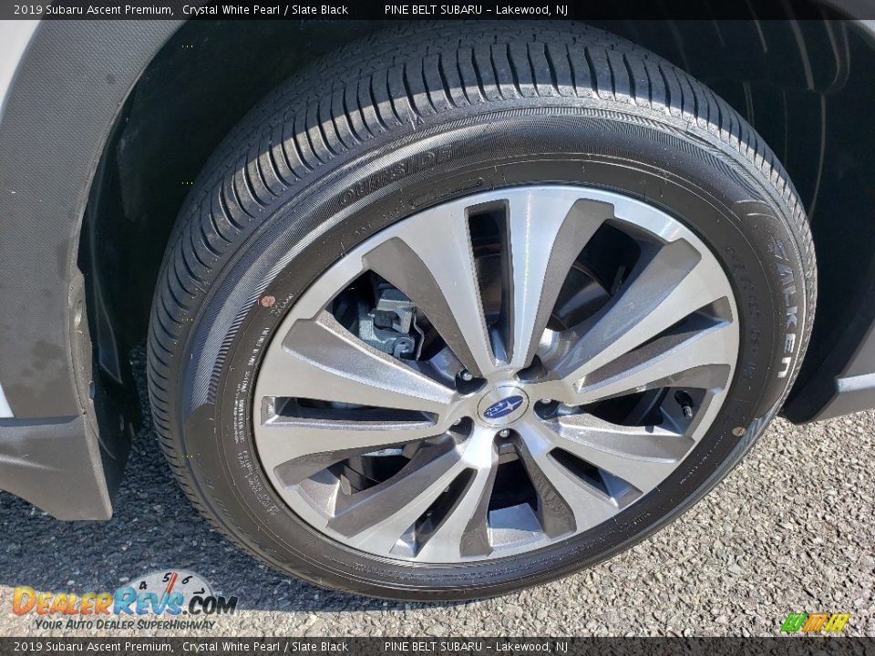 2019 Subaru Ascent Premium Crystal White Pearl / Slate Black Photo #9