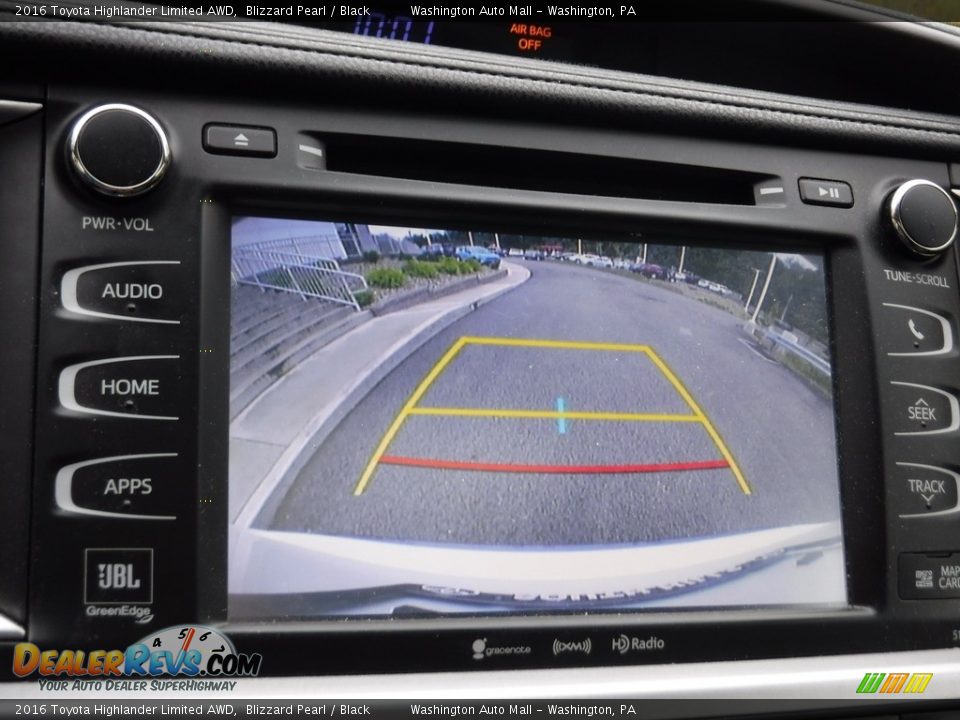 2016 Toyota Highlander Limited AWD Blizzard Pearl / Black Photo #19