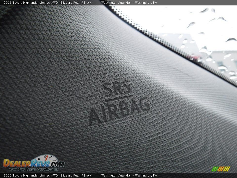 2016 Toyota Highlander Limited AWD Blizzard Pearl / Black Photo #23