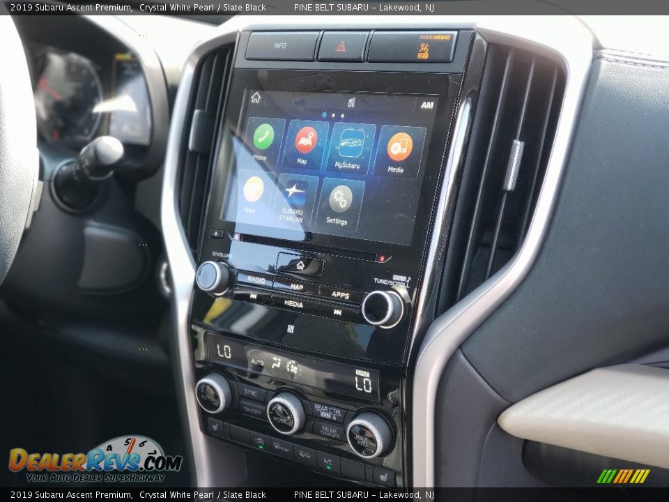 2019 Subaru Ascent Premium Crystal White Pearl / Slate Black Photo #14