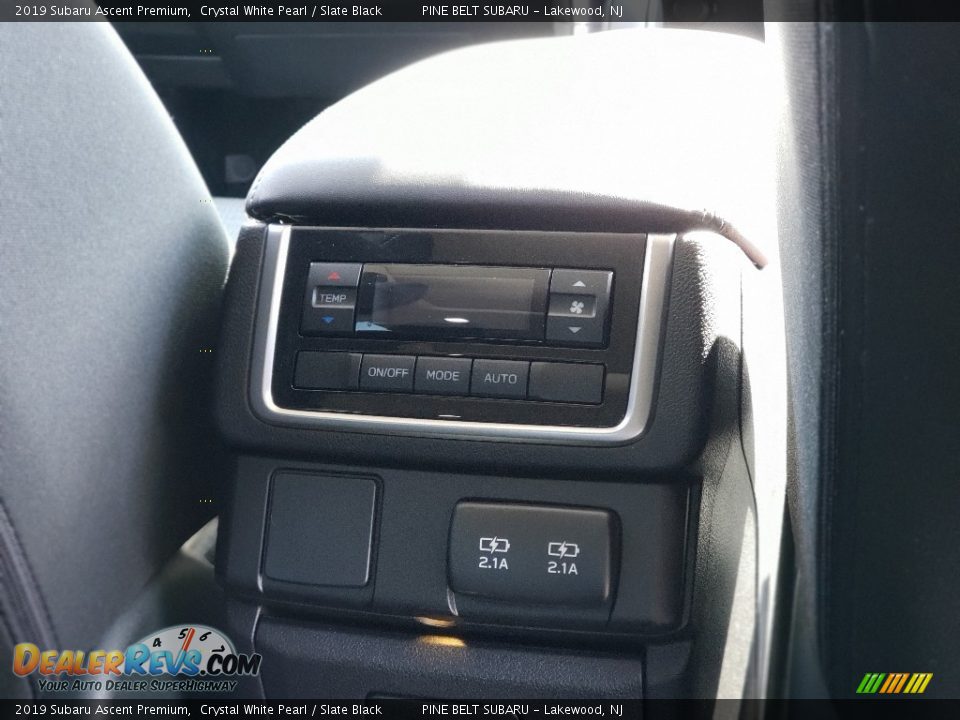 2019 Subaru Ascent Premium Crystal White Pearl / Slate Black Photo #18