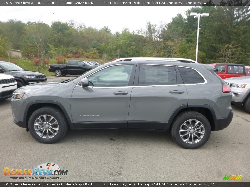 2019 Jeep Cherokee Latitude Plus 4x4 Sting-Gray / Black Photo #2
