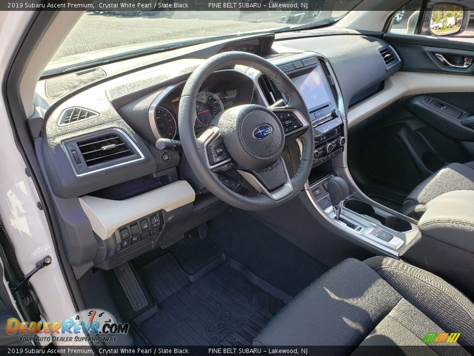 2019 Subaru Ascent Premium Crystal White Pearl / Slate Black Photo #27