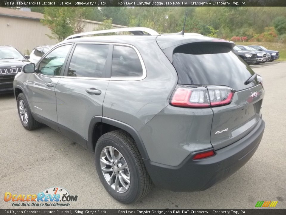 2019 Jeep Cherokee Latitude Plus 4x4 Sting-Gray / Black Photo #3