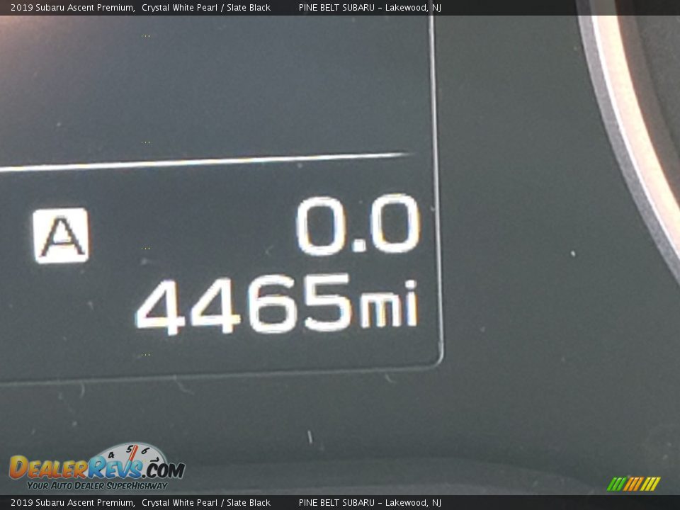 2019 Subaru Ascent Premium Crystal White Pearl / Slate Black Photo #32