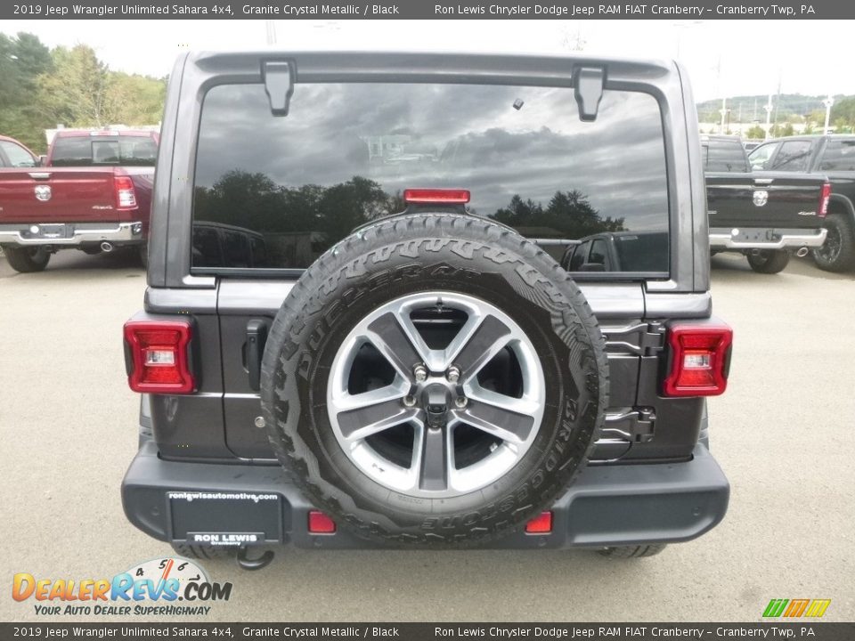 2019 Jeep Wrangler Unlimited Sahara 4x4 Granite Crystal Metallic / Black Photo #4
