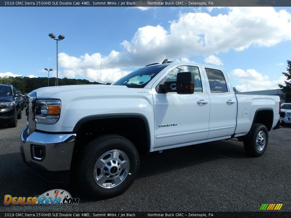 2019 GMC Sierra 2500HD SLE Double Cab 4WD Summit White / Jet Black Photo #1