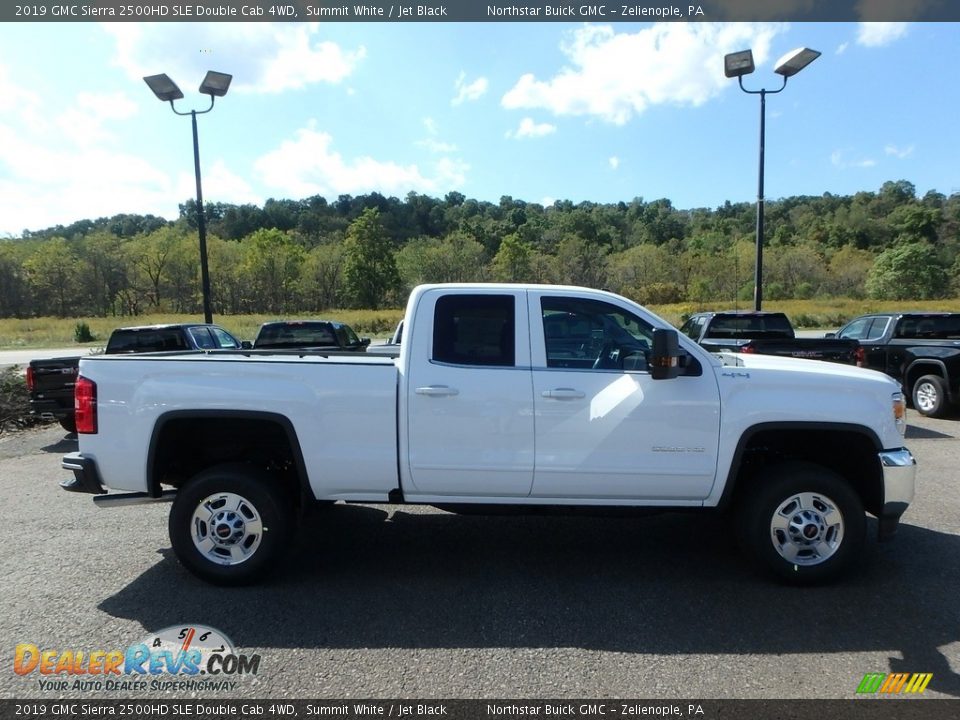 2019 GMC Sierra 2500HD SLE Double Cab 4WD Summit White / Jet Black Photo #4