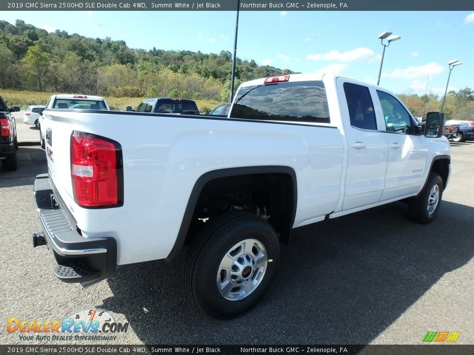 2019 GMC Sierra 2500HD SLE Double Cab 4WD Summit White / Jet Black Photo #5
