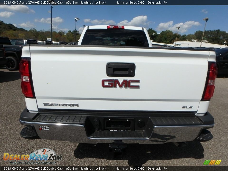 2019 GMC Sierra 2500HD SLE Double Cab 4WD Summit White / Jet Black Photo #6
