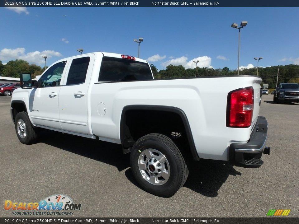 2019 GMC Sierra 2500HD SLE Double Cab 4WD Summit White / Jet Black Photo #8