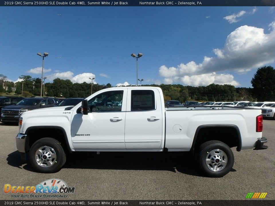 2019 GMC Sierra 2500HD SLE Double Cab 4WD Summit White / Jet Black Photo #9