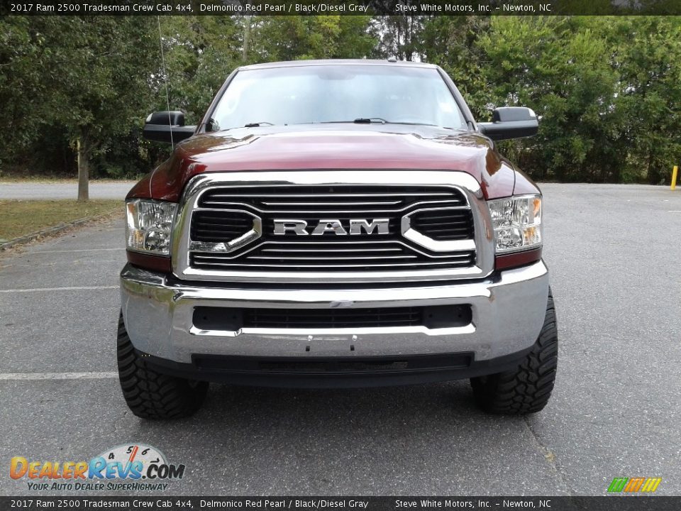 2017 Ram 2500 Tradesman Crew Cab 4x4 Delmonico Red Pearl / Black/Diesel Gray Photo #3