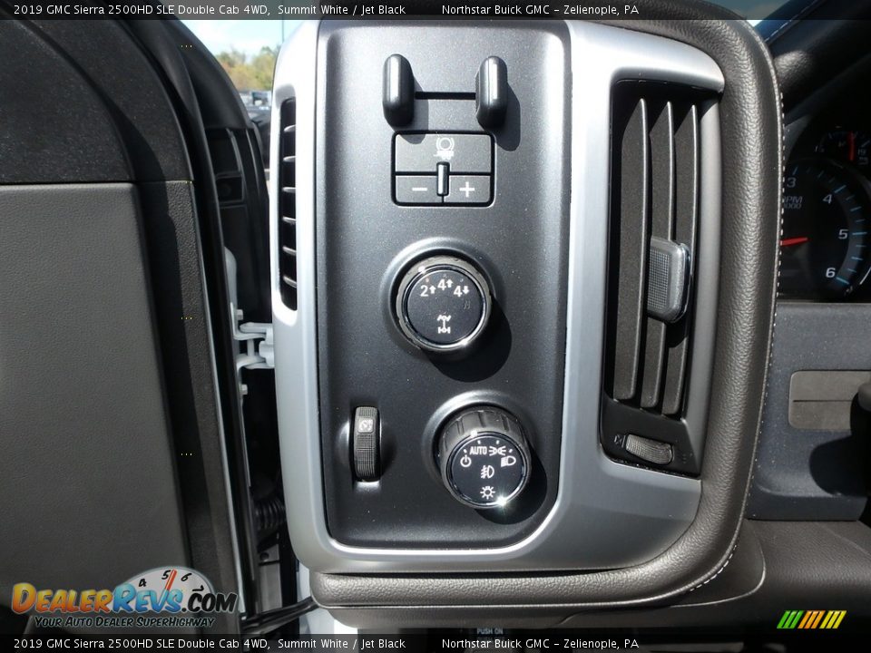 2019 GMC Sierra 2500HD SLE Double Cab 4WD Summit White / Jet Black Photo #12