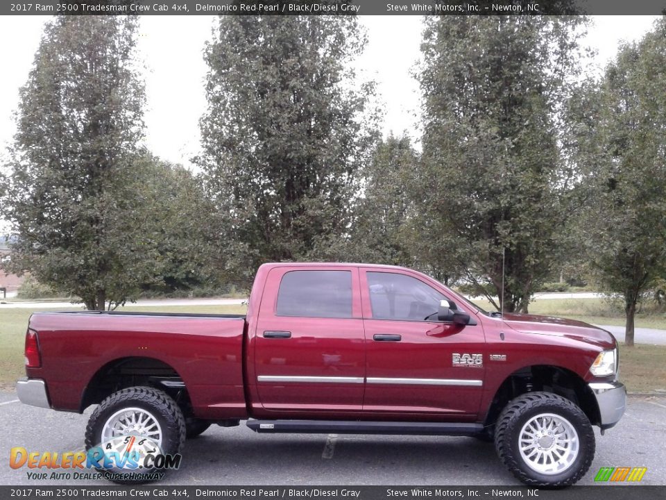 2017 Ram 2500 Tradesman Crew Cab 4x4 Delmonico Red Pearl / Black/Diesel Gray Photo #5