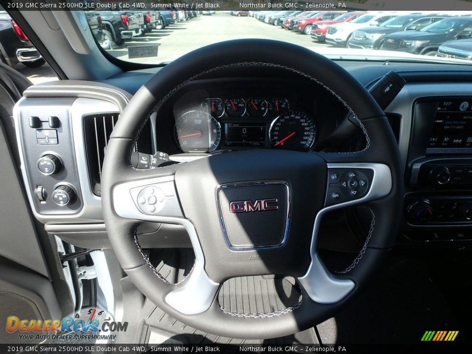 2019 GMC Sierra 2500HD SLE Double Cab 4WD Summit White / Jet Black Photo #18